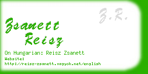 zsanett reisz business card